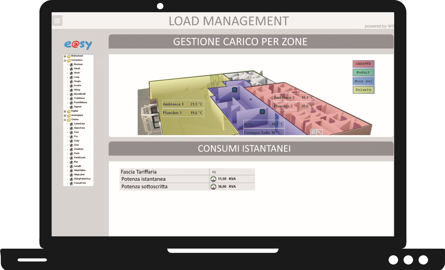 Load_management Gestione dinamica dei carichi elettrici